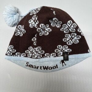 Smartwool Beanie Cap Hat 100% Merino Wool Womens Size OSFM Ski Winter Nordic